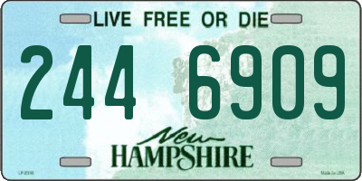 NH license plate 2446909