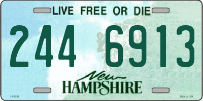 NH license plate 2446913
