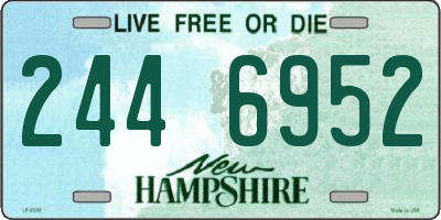 NH license plate 2446952