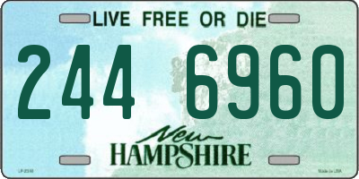NH license plate 2446960