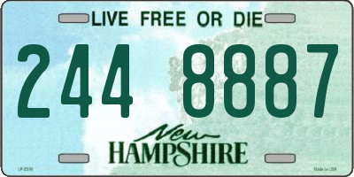 NH license plate 2448887