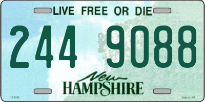 NH license plate 2449088