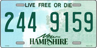 NH license plate 2449159