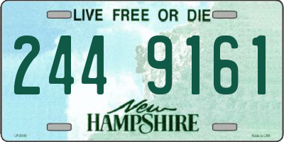 NH license plate 2449161