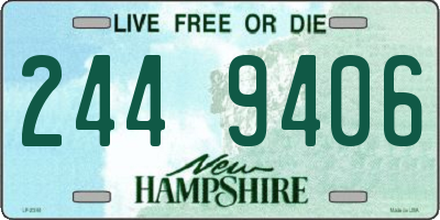 NH license plate 2449406