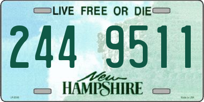 NH license plate 2449511