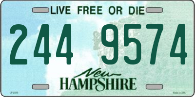 NH license plate 2449574