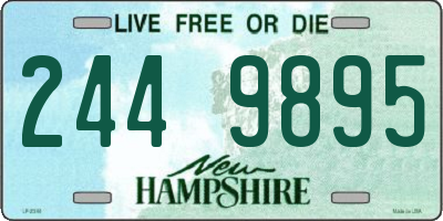 NH license plate 2449895