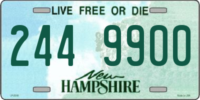 NH license plate 2449900