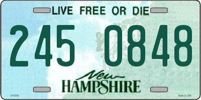 NH license plate 2450848