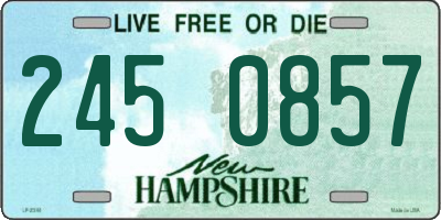 NH license plate 2450857