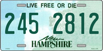 NH license plate 2452812