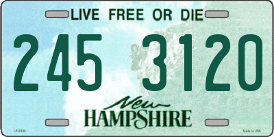 NH license plate 2453120