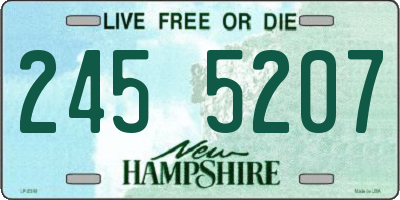 NH license plate 2455207