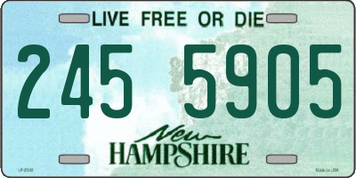 NH license plate 2455905