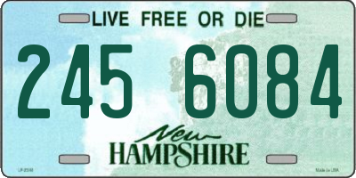 NH license plate 2456084