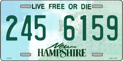 NH license plate 2456159