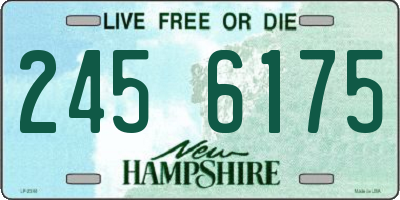 NH license plate 2456175