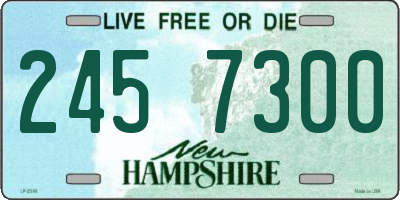 NH license plate 2457300