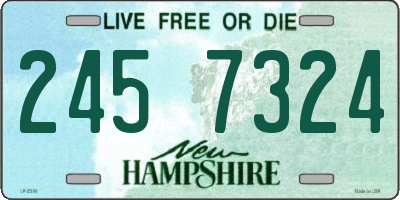 NH license plate 2457324