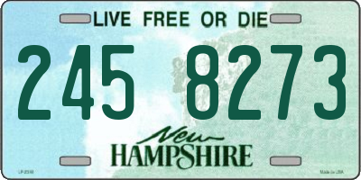 NH license plate 2458273