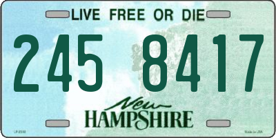 NH license plate 2458417