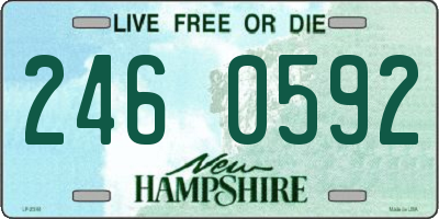NH license plate 2460592