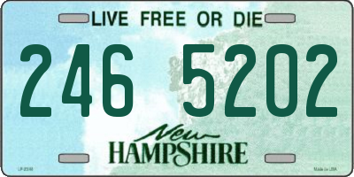 NH license plate 2465202