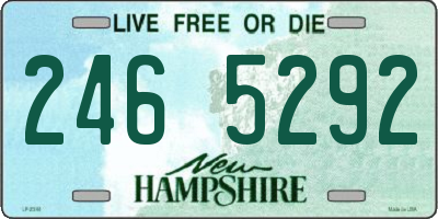 NH license plate 2465292