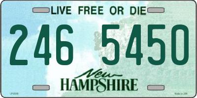 NH license plate 2465450