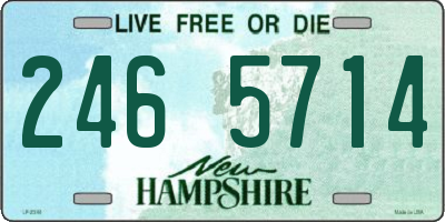 NH license plate 2465714