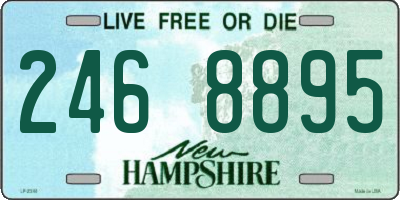 NH license plate 2468895