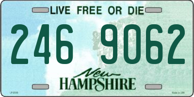 NH license plate 2469062