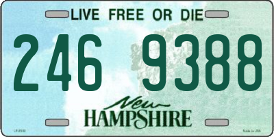 NH license plate 2469388
