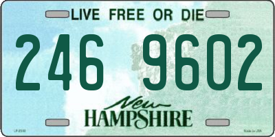 NH license plate 2469602