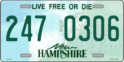 NH license plate 2470306