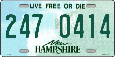 NH license plate 2470414