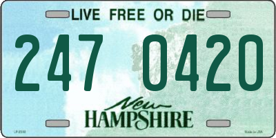 NH license plate 2470420