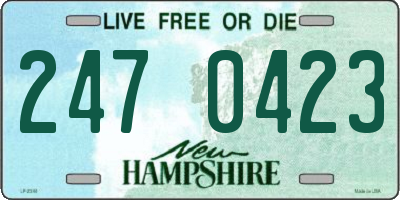 NH license plate 2470423