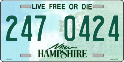 NH license plate 2470424