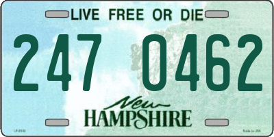 NH license plate 2470462
