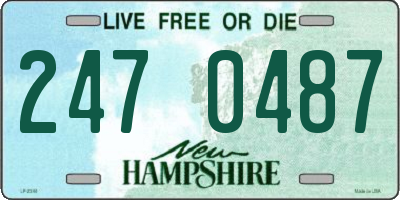NH license plate 2470487