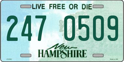 NH license plate 2470509