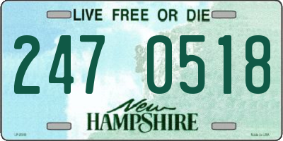 NH license plate 2470518