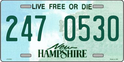 NH license plate 2470530