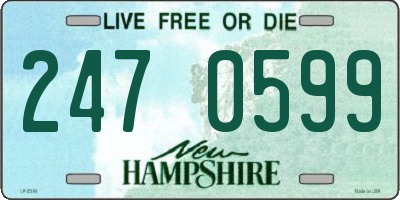 NH license plate 2470599