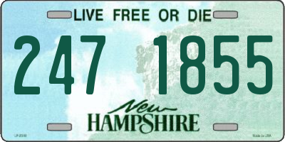 NH license plate 2471855