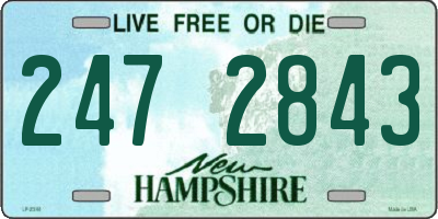 NH license plate 2472843