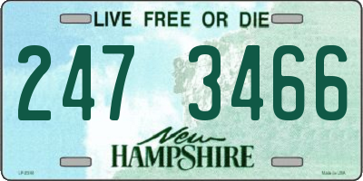 NH license plate 2473466
