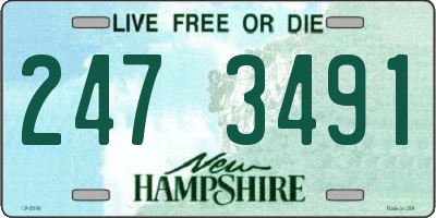 NH license plate 2473491
